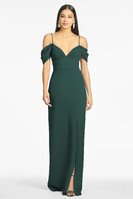 Women's Tailored Outfit BRITTANY GOWN - EMERALD