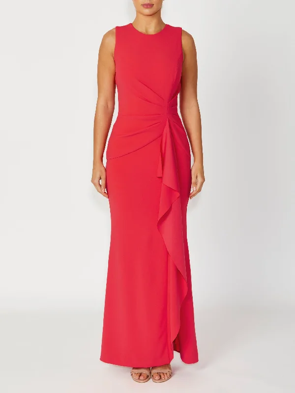 Women's Layered Outfit Florence Coral Gown