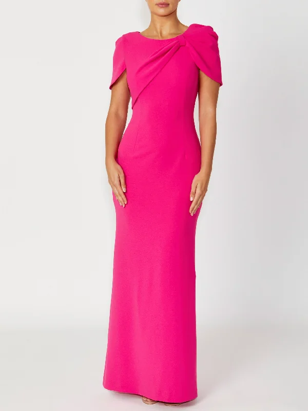 Women's Holiday Outfit Juno Hot Pink Gown