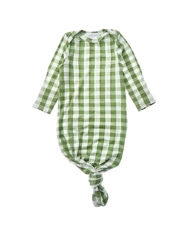 Vintage-Inspired Garments Angel Dear Gingham Knotted Gown