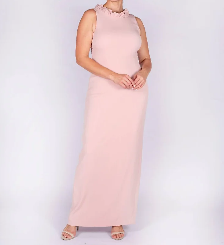 Women's Elegant Garments The Alexandria Gown Ii In Light Pink