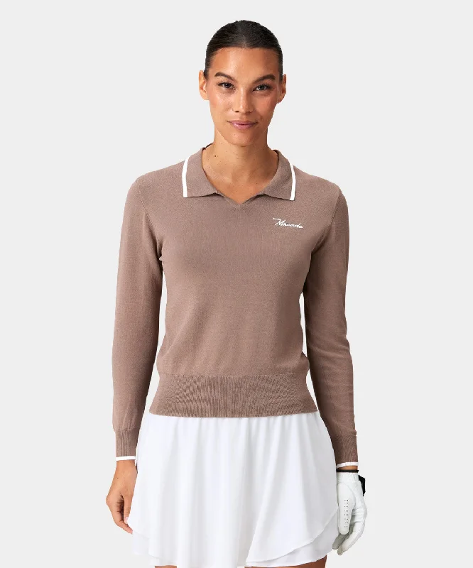 Women's Clothing Brands Ella Taupe Knit Top