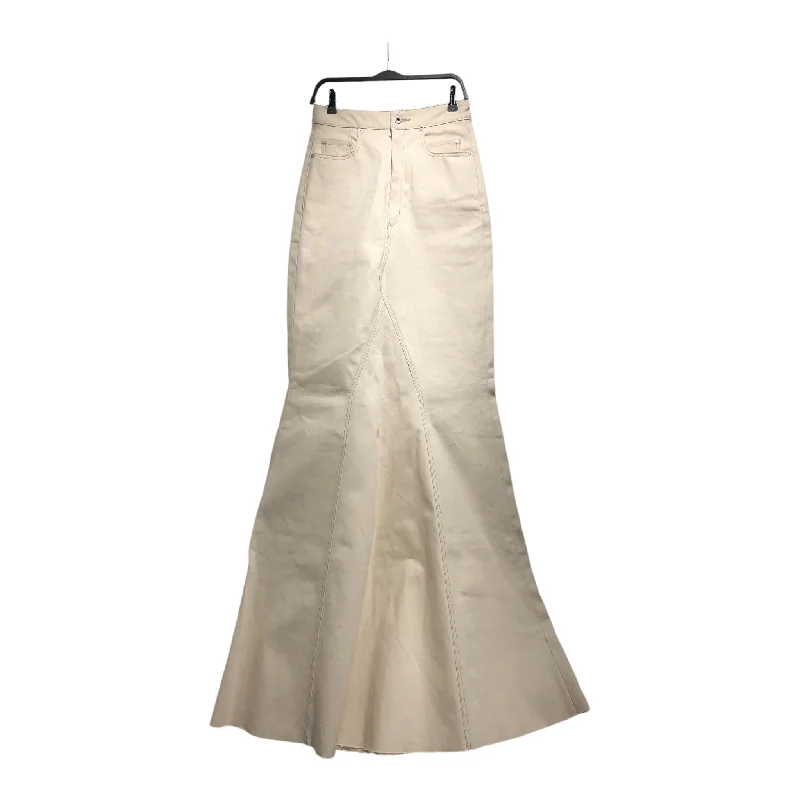 Vintage-Inspired Women's Clothes RICK OWENS DRKSHDW/Bottoms/28/Cotton/CRM/GODET SKIRT NATURAL