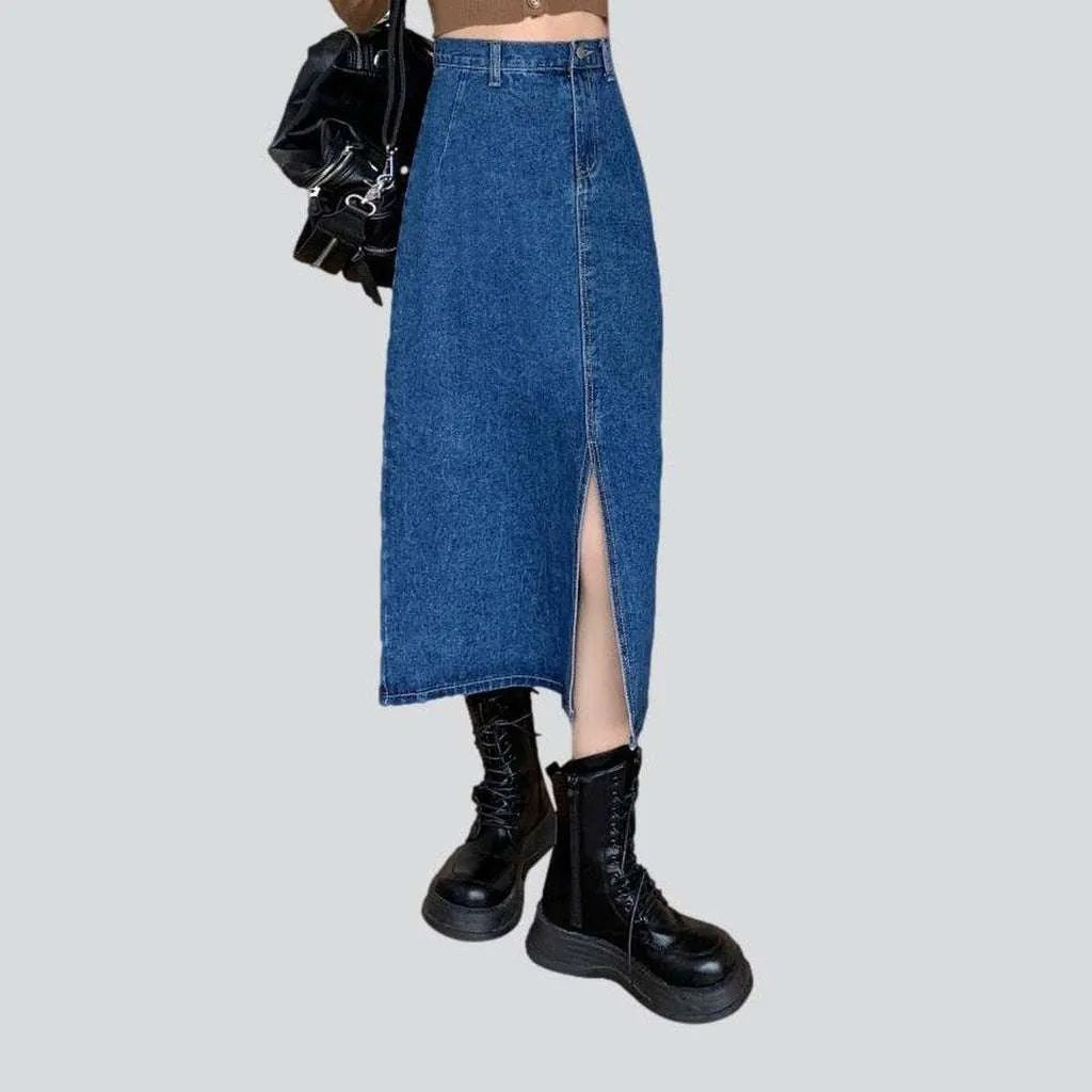 Women's Clothing Slim long women's jeans skirt