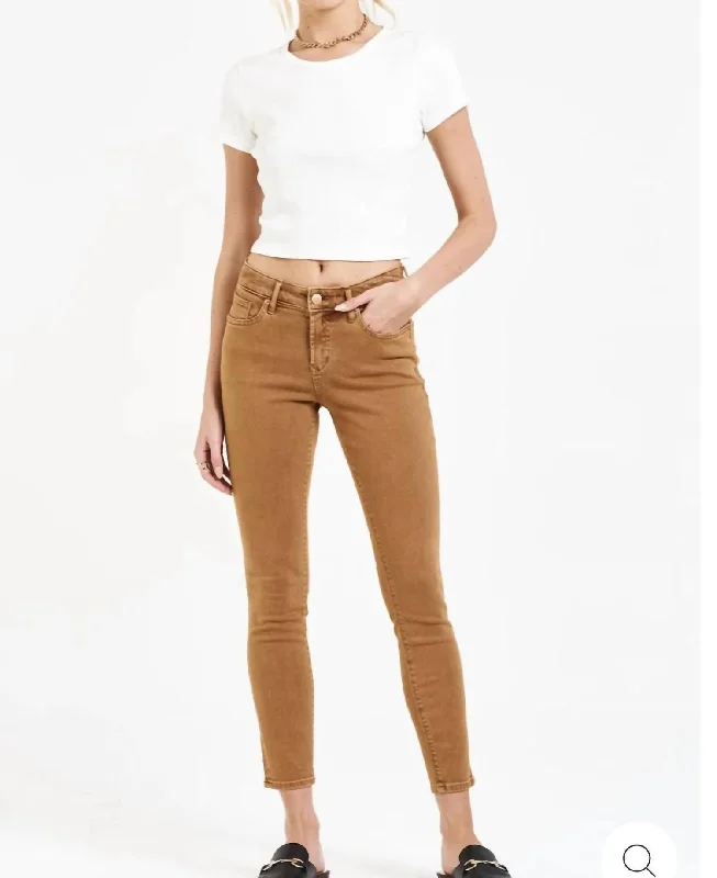 Comfortable Casual Wear Gisele Skinny Jean  Butterscotch