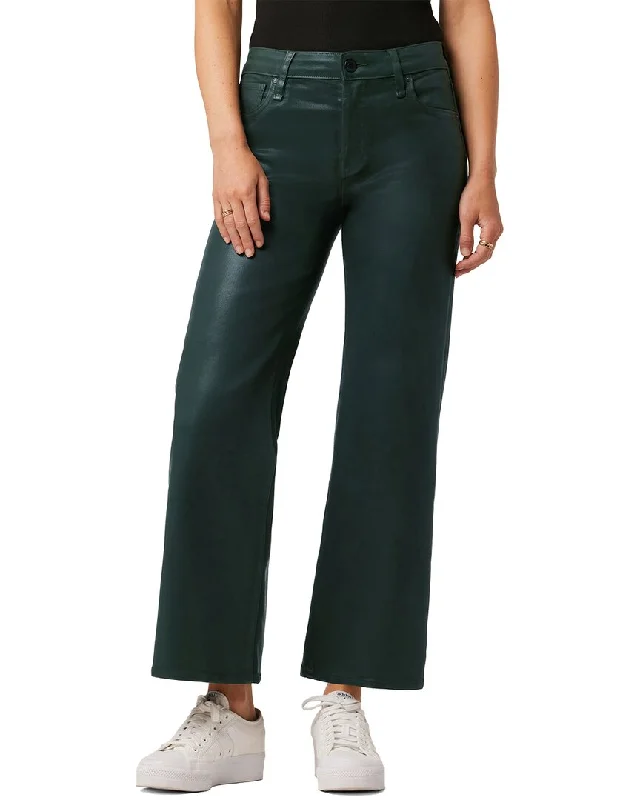 Women Wear Boutique HUDSON Jeans Rosie Coated Scarab Wide Leg Jean