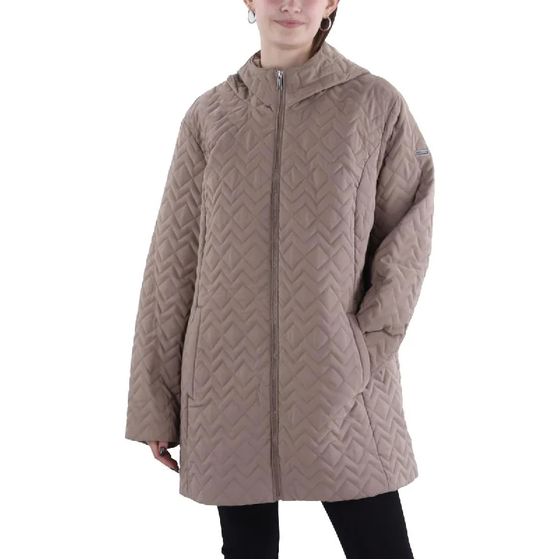 Women's Formal Clothes Womens Lightweight Hooded Quilted Coat