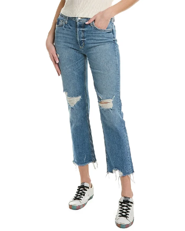 Chic Women's Outfit JOE’S Jeans The Scout Saprano Mid-Rise Slim Boyfriend Jean