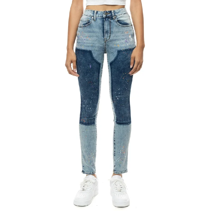 Affordable Women's Outfit High Rise Super Skinny Carpenter Jeans - Sunrise Blue