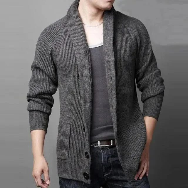 Women's Plus-Size Apparel Keep Me Warm Men Cardigan