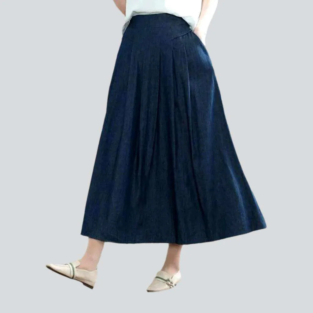 Fashionable Women's Clothing High-waist long women's jeans skirt