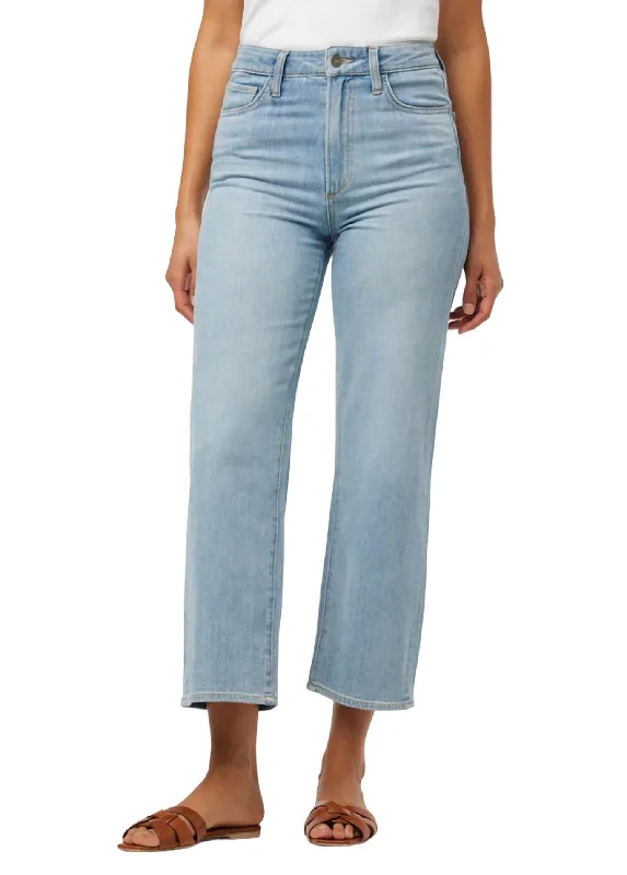 Women's High-Fashion Clothes Blake Cropped Wide Leg Jeans In Best Days