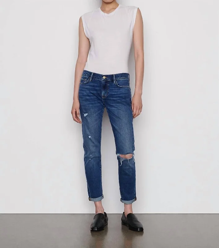 Women's Vintage-Inspired Clothing Le Garçon Boyfriend Jean In Eaton