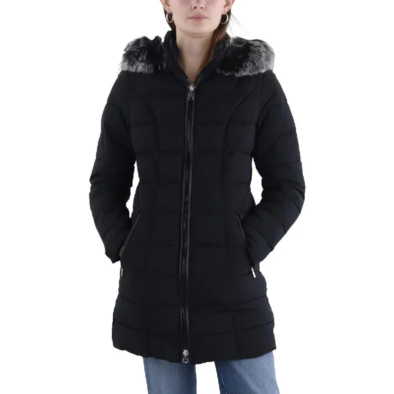 Women's Trendy Clothes Womens Quilted Hooded Puffer Jacket