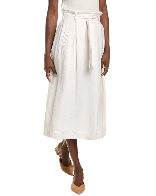 Women's Apparel And Garments Peserico Linen Maxi Skirt