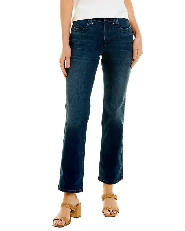 Women's Clothing For Casual Outings NYDJ Petite Marilyn Saybrook High-Rise Straight Jean