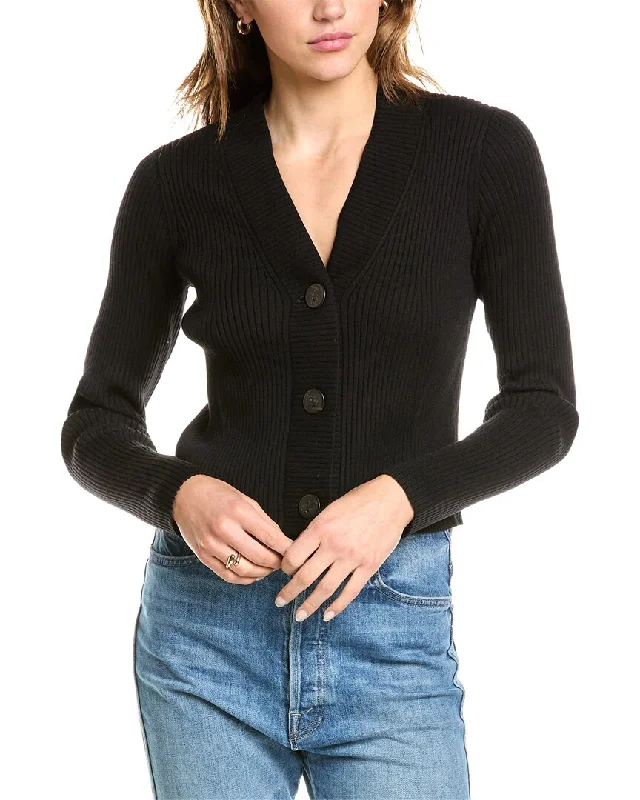 Casual Chic Clothing For Women Vince Ribbed Wool Cardigan