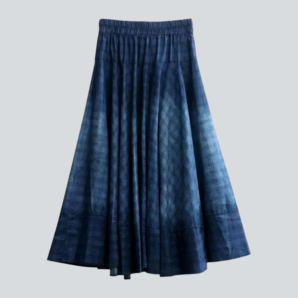 Women's Clothes For Special Occasions High-waist long women's jean skirt