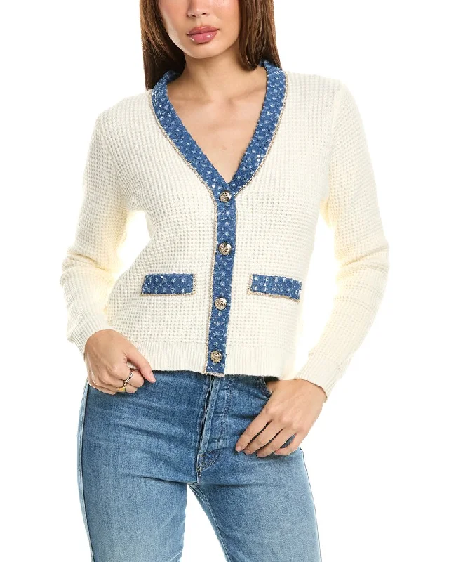 Summer Sale Nanette Nanette Lepore Waffle Knit Cardigan