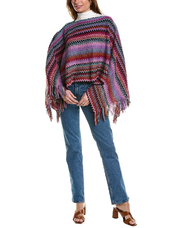 Women's Formal Event Outfit Missoni Wool-Blend Poncho