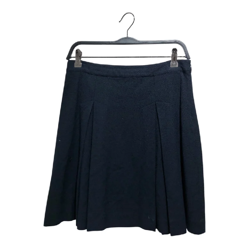 Women's Trendy Clothing A.P.C./Skirt/36/Cotton/NVY/PLEATED SKIRT