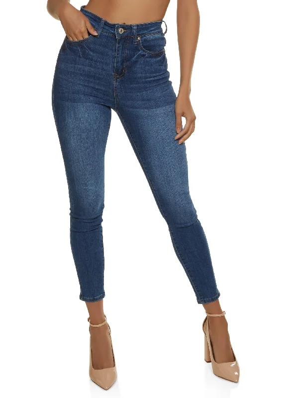 Women's Trendy Clothing WAX Whiskered Skinny Ankle Jeans