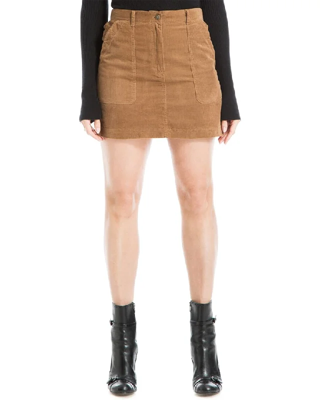 Flash Discount Max Studio Short Corduroy Porkchop Pocket Skirt