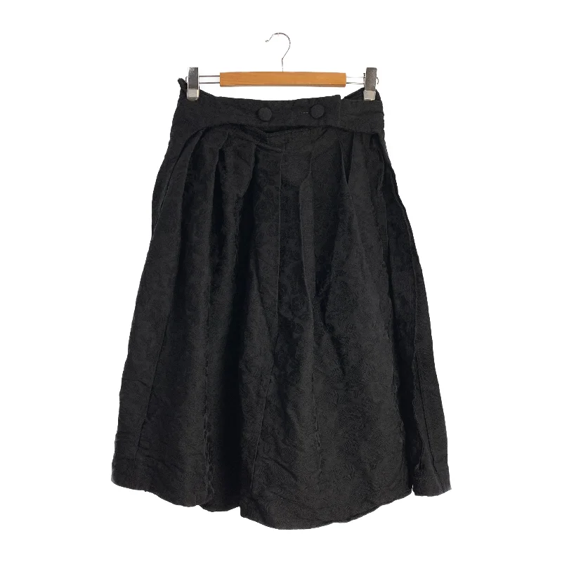 Fashionable Women's Clothes COMME des GARCONS COMME des GARCONS/Skirt/S/Black/Polyester/RH-S005