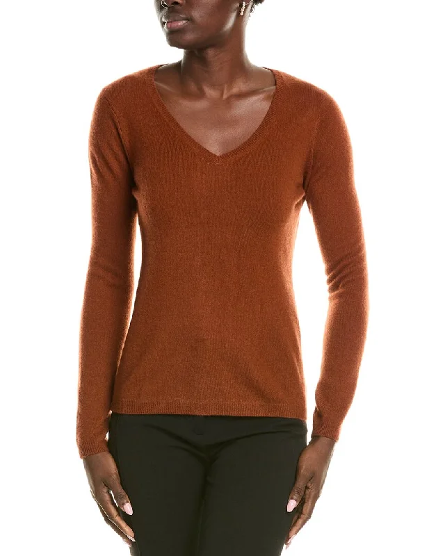 Women's Evening Clothes sofiacashmere Modern V-Neck Cashmere Sweater