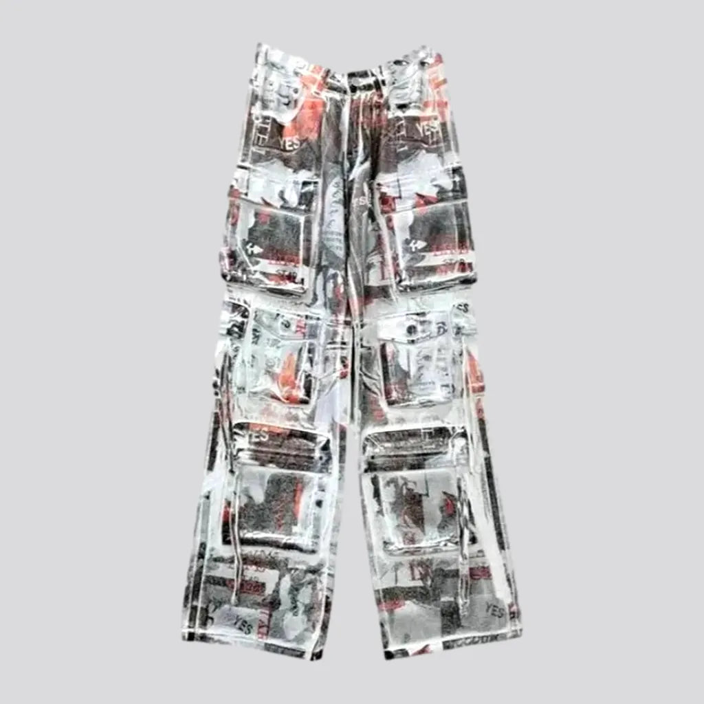 Modern Women's Apparel Unique design stylish women's denim pants