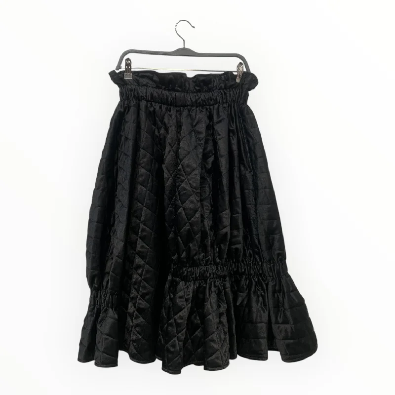 Women's Cozy Clothes noir kei ninomiya/Long Skirt/S/BLK/QUILTED