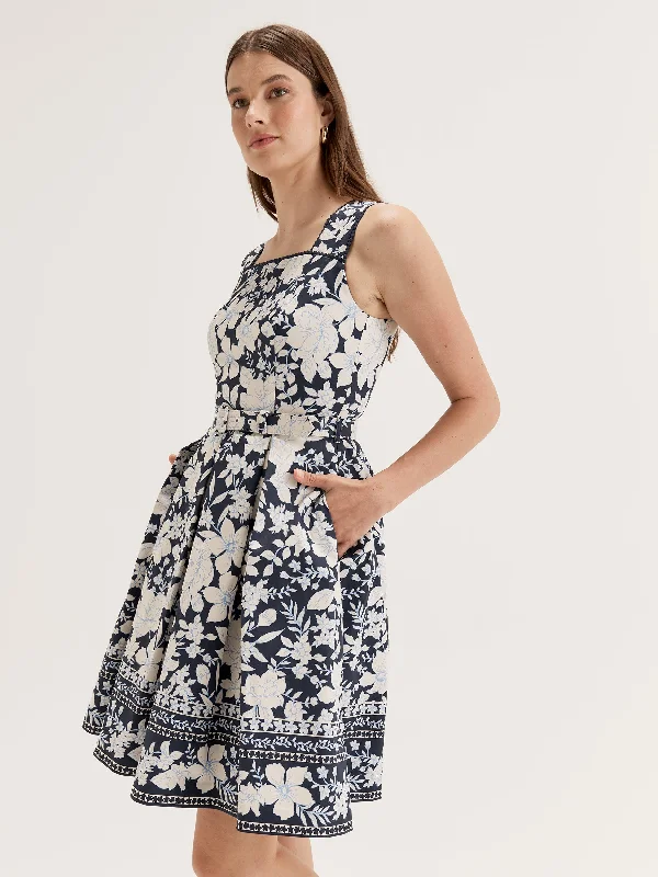 Women's Professional Clothes Full Bloom Dress