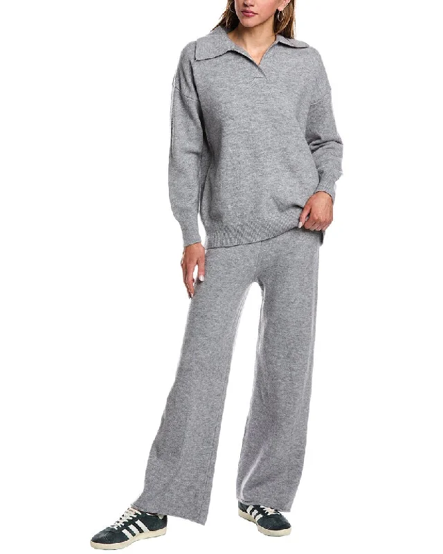 Women's Trendy Clothes REVERIEE 2pc Sweater & Pant Set