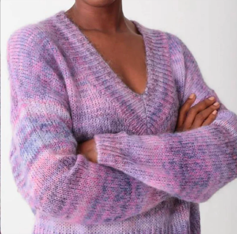 Women's Professional Garments Roux Sweater In Amethyst