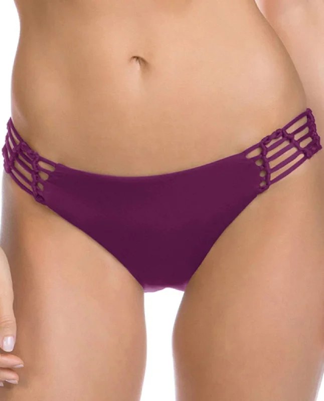 Women's Clothing Online Women's Macrame Tab Side American Hipster Bikini Bottom In Raisin