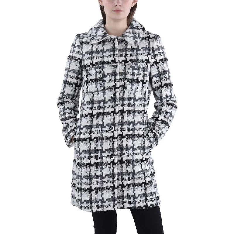 Women's Versatile Apparel Womens Tweed Midi Walker Coat