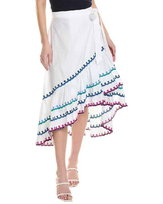 Unique Women's Fashion Pieces Roller Rabbit Valleta Embroidered Marielena Skirt