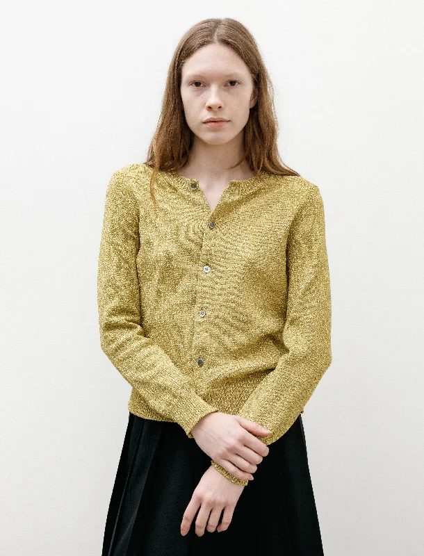 Women's Clothing For Everyday Wear Gold Cardigan