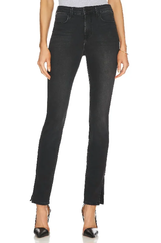 Best Online Clothing Boutiques Josie High Rise Skinny Split Jean In Shadow