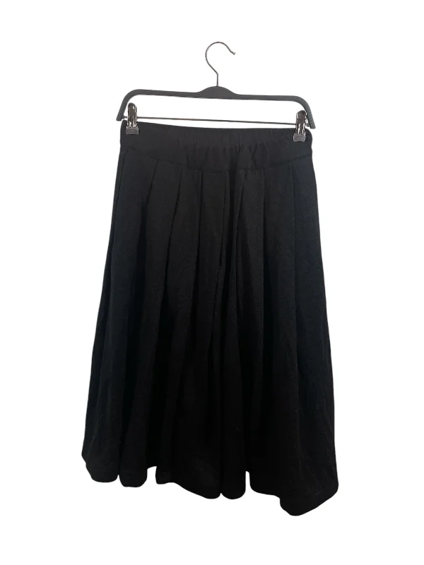 Women's Vacation Attire COMME des GARCONS/Pants/S/Wool/BLK/SKIRT WOOL