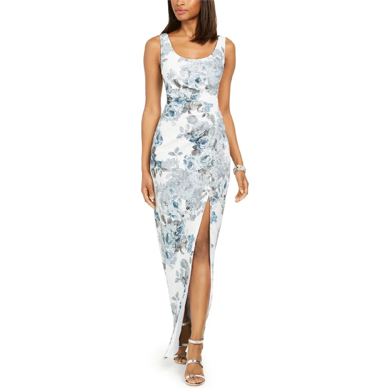 Women's Clothing For Work Adrianna Papell Womens Floral Gown Dress