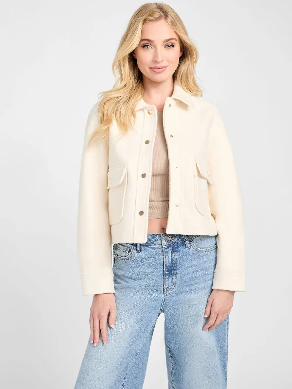 Casual Fashion Trends for Women Esmeralda Wool-Blend Jacket