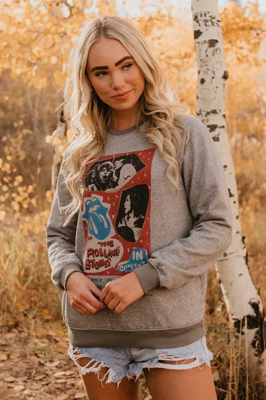 Trendy Outfits For Girls The Rolling Stones Fleece Sweatshirt