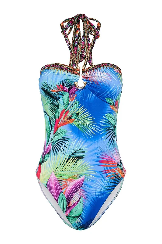 Women's Formal Event Clothing Camilla Women's What's Your Vice Bandeau One Piece Swimsuit with Ring