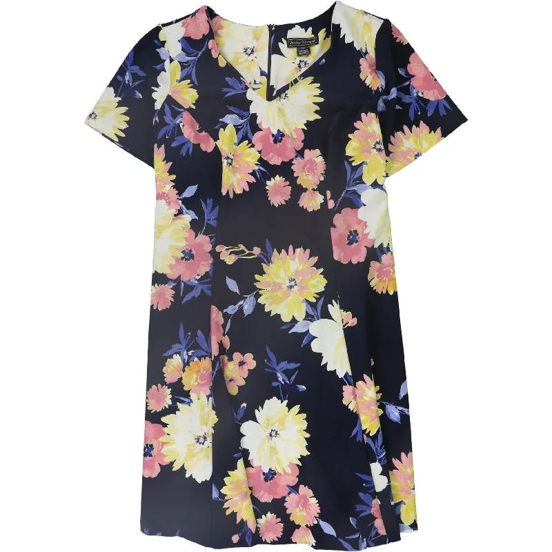 Women Wear Brands Jessica Howard Womens Floral A-line Dress, Multicoloured, 16W